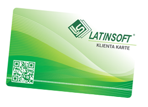 LatInSoft – jauna klienta karte