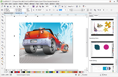 Datorgrafikas iespējas ar CorelDraw Graphics