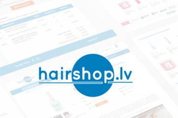 Интернет магазин профессиональной косметики и аксессуаров Hairshop.lv, v2