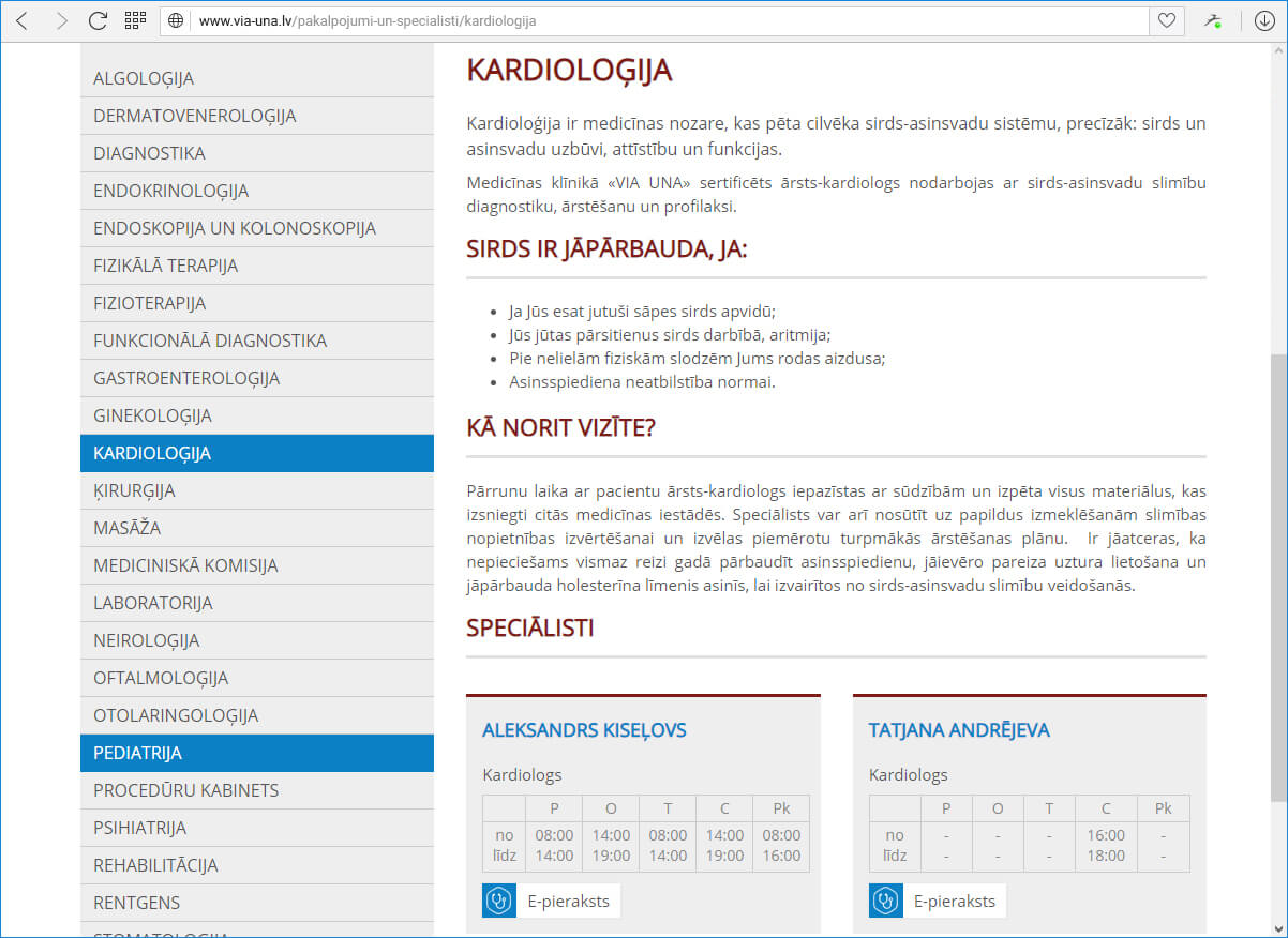 Medicīnas klīnika VIA UNA